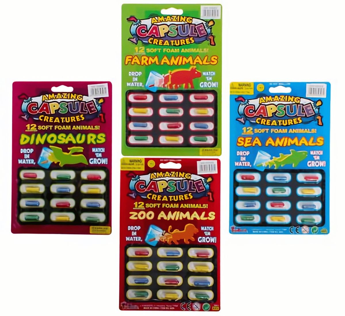 Bulk Pack x 8 Growing Animals In Capsules | Shop Today. Get it Tomorrow ...