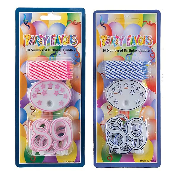 Bulk Pack x 2 Birthday Candles Set