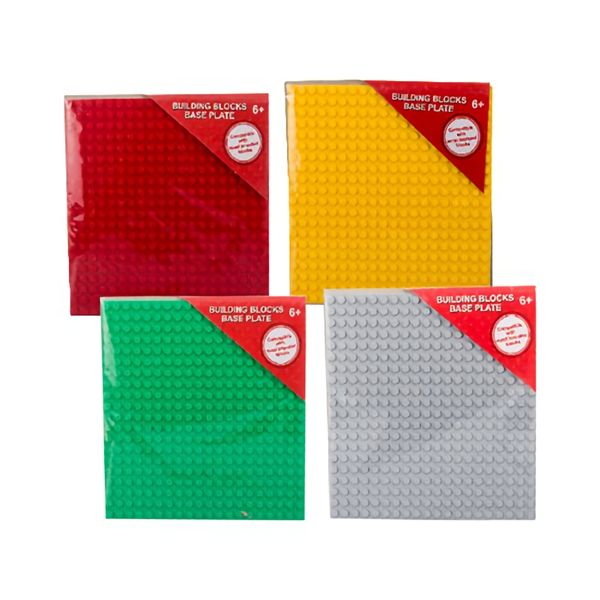Bulk Pack x 8 Building Blocks Base Plate (16x16cm)