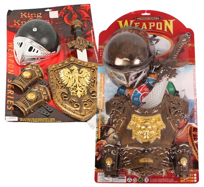 Bulk Pack x 2 Boys Playset Sword Set Roman Soldier