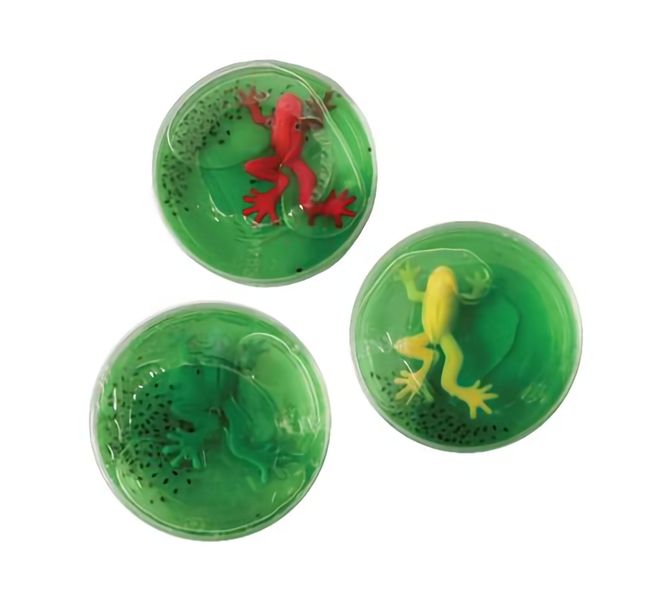 Bulk Pack x 6 Novelty Slime Frog Spawn