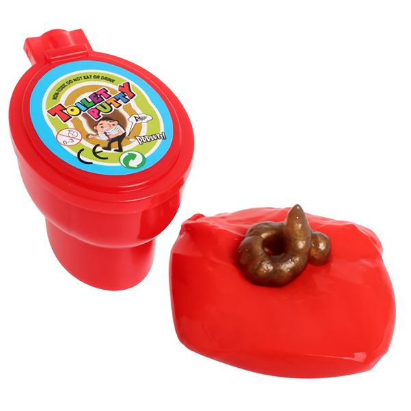 Bulk Pack x 6 Novelty Putty Potty