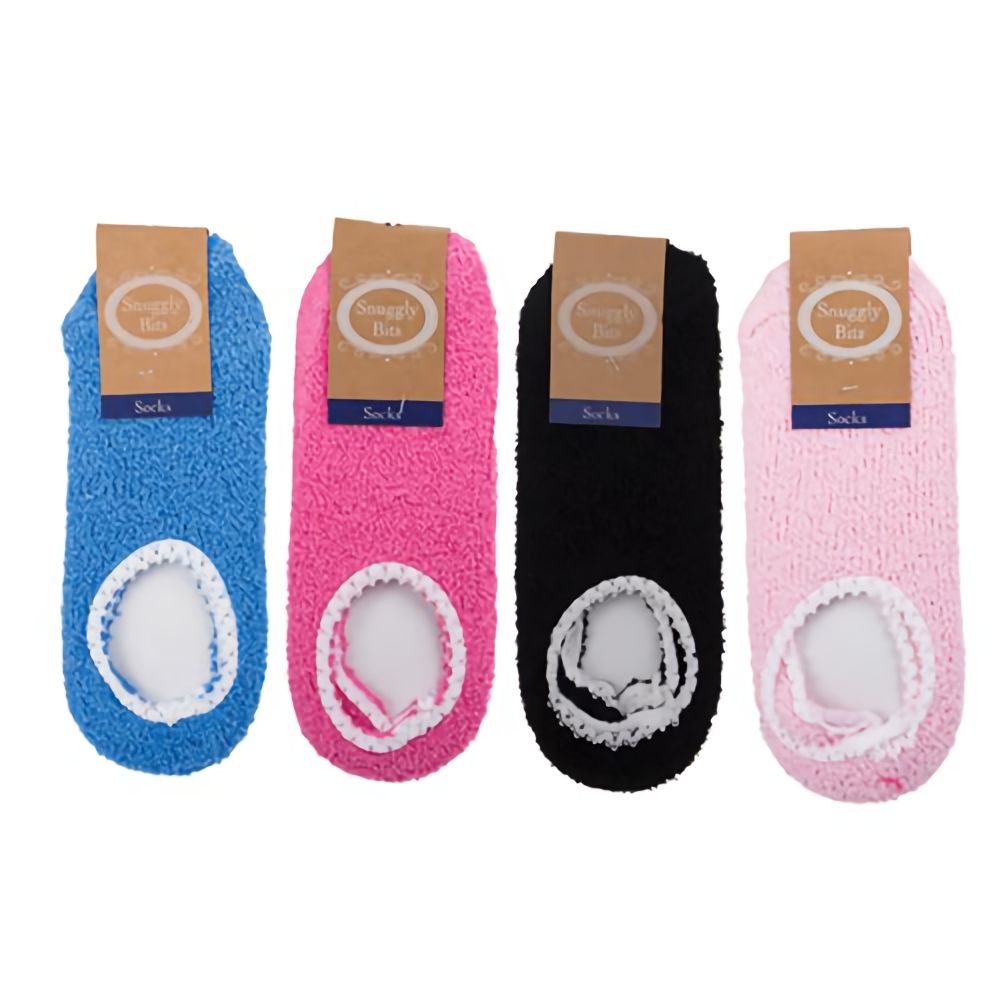 Bulk Pack X 4 Socks Ladies Indoor Xl Rubber Grip Plain Buy Online in