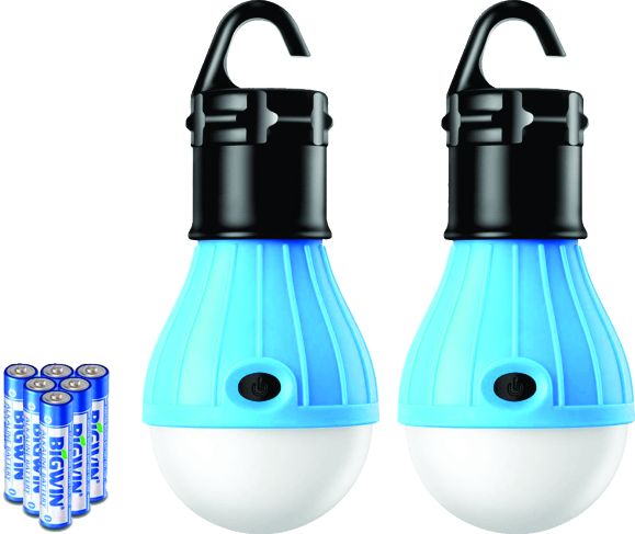 Medalist Lightbulb LED Lantern Set - Blue