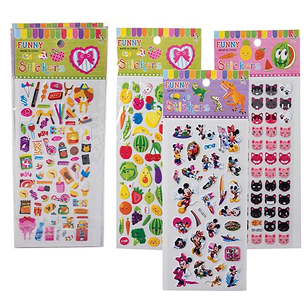 Bulk Pack x 8 Crystal Stickers