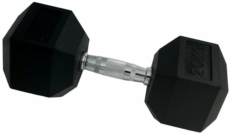 Medalist Rubber Coated Hex Dumbbell