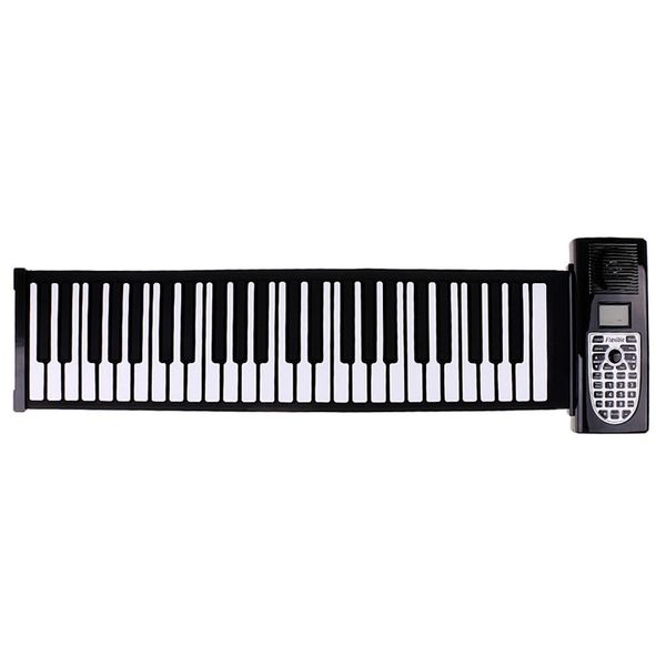 Portable Roll Up Piano Digital Electronic Keyboard 61 Keys Soft Silicone