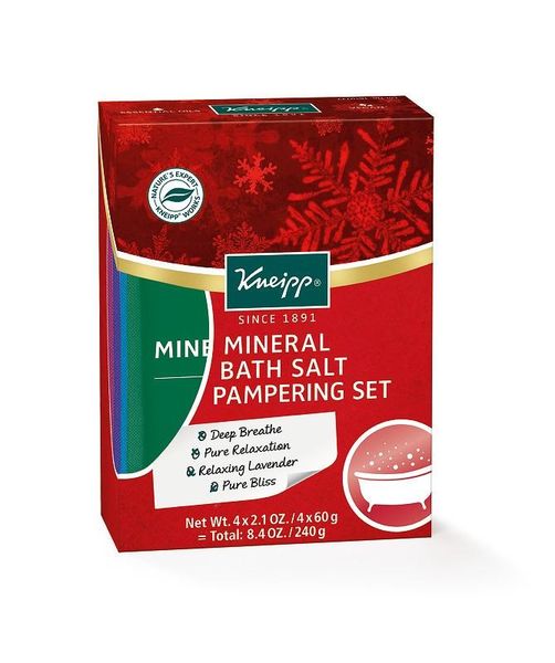 Kneipp Festive Mineral Bath Salt Set (4x60 g)