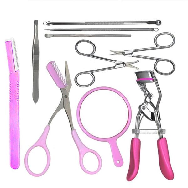 10 in 1 Eyebrow Knife Travel Set