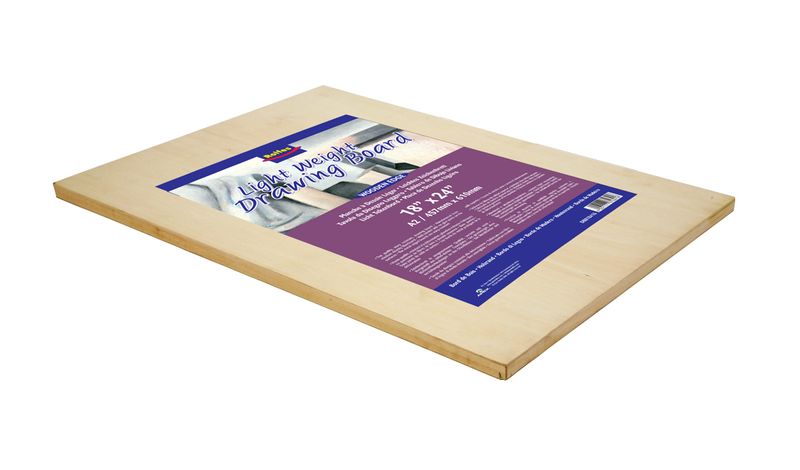 Rolfes Wooden Lightweight Drawing Board, 18 X 24 inch, Wooden Edge