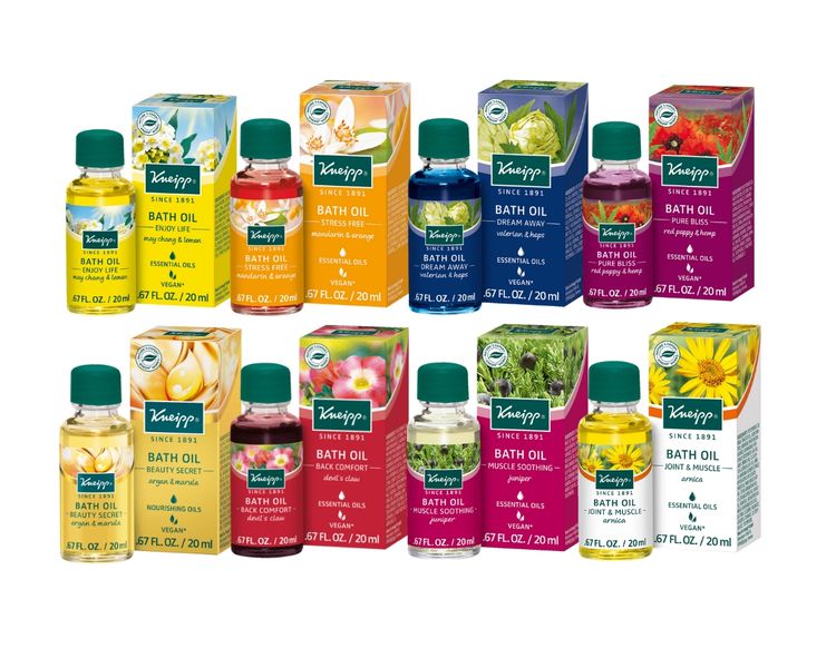 Kneipp 8 Piece Mini Bath Oil Gift Set