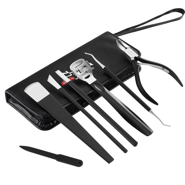 Stainless Steel Pedicure Knife Tool Set - 7 Piece