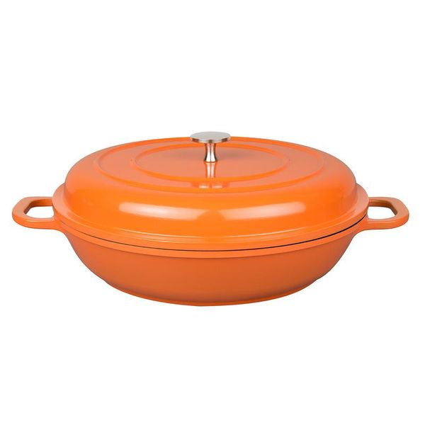 MasterPan Dutch Casserole - 11" 28cm - 2.8L - Orange