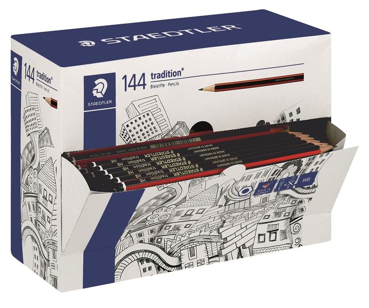 Staedtler HB - Graphite Pencil Display Of 144's