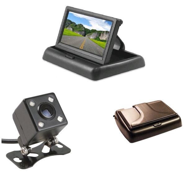 Reverse Camera With 4.3" Flip-Up Monitor