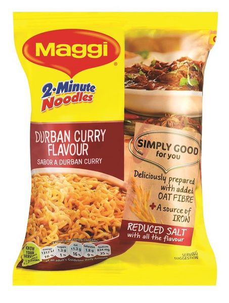 Maggi - 2-Minute Noodles Durban Curry - 12 x 73g