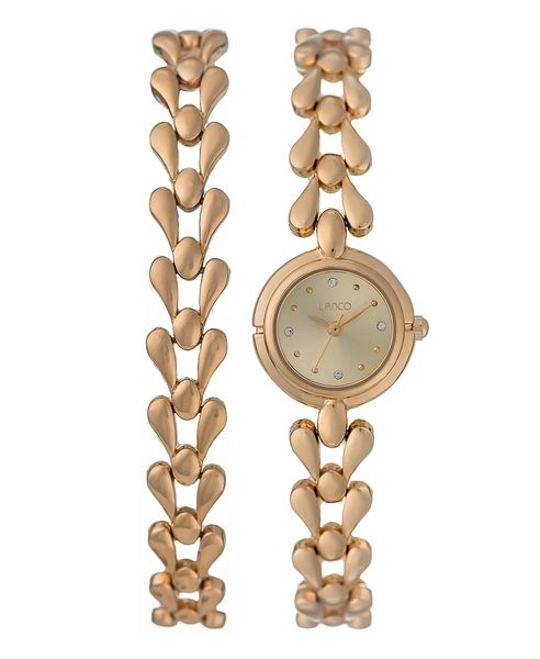 Lanco Ladies Gold Strap Watch