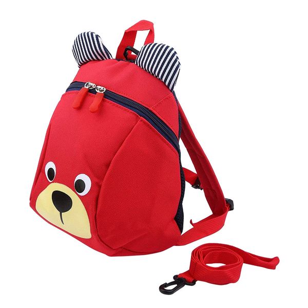 Kids Cute Anti-Loss Backpack - Red