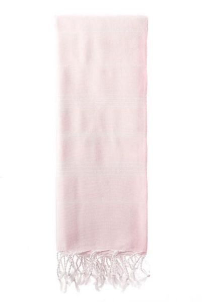 Turkish Throw 100% Cotton - Elim Light Pink (160x220cm)