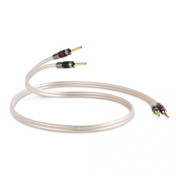 QED XT40 Pre-Term Speaker Cable (Pair) - 3m with Banana Plugs