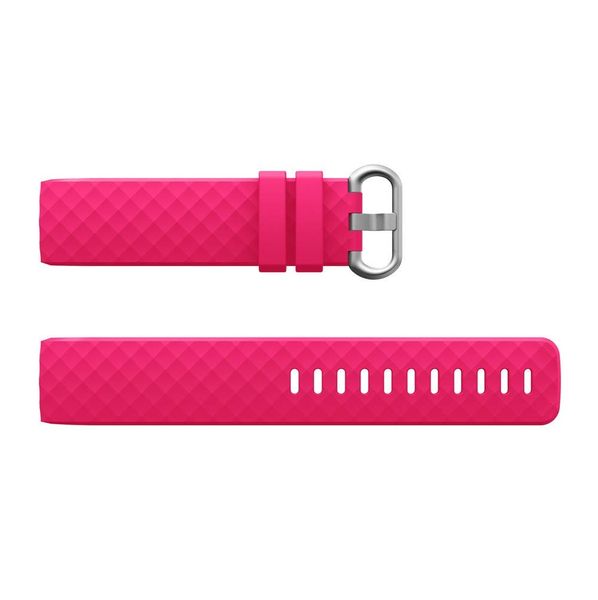 Silicone Band Compatible with Fitbit Charge 3/4 (Size: M/L)