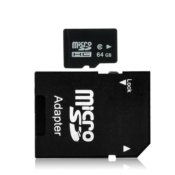 64GB High Speed MicroSDHC Card with Adapter