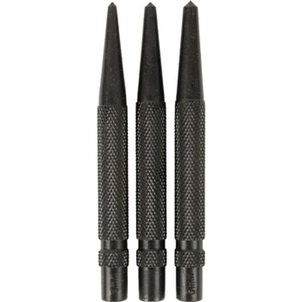 Tork Craft Centre Punch 3Pcs Set 3/4/5 X10X100mm