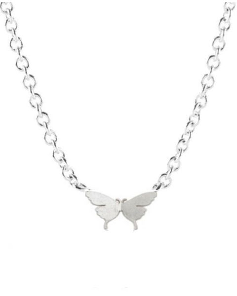 Dainty Cute Butterfly Necklace