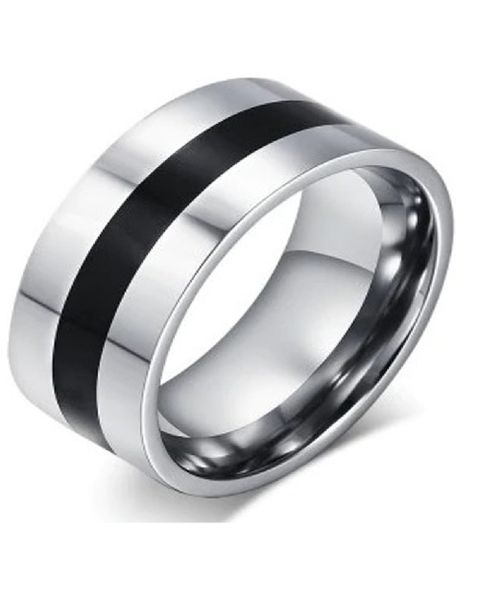 Titanium Steel Men's Ring - 18.2 MM