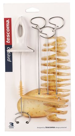 Manual Spiral Potato Slicer with Presto 4 Spits Potato Twister