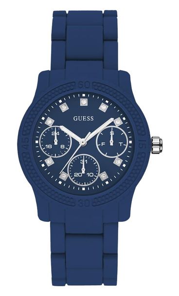 Guess Women's FUNFETTI Watch With Round Case - Blue | Buy Online in ...