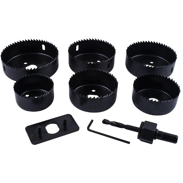 Tork Craft Downlighter Holesaw Set 6Pce 51 60 64 72 75 86