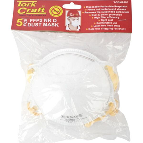 Tork Craft - Dust Masks - FFP2 - Pack of 5