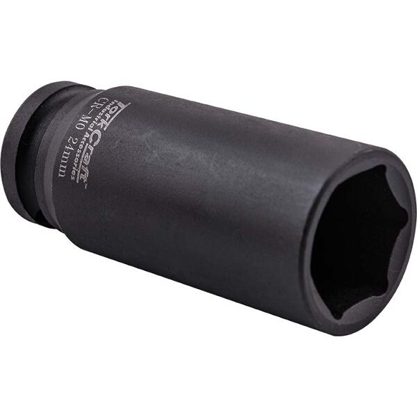 Tork Craft 24mm 1/2" Drive 6Ptdeep Impact Socket