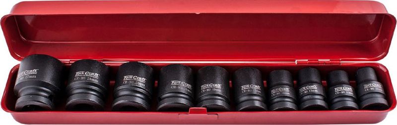 10PC 1/2" Drive Impact Socket Set (10.11.13.14.17.19.21.22.24.27)