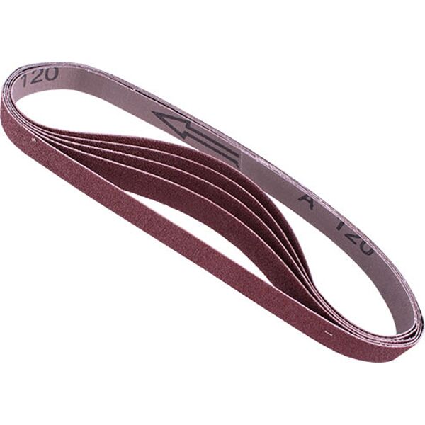 Tork Craft Powerfile Sanding Belt 13 X 457mm 120 Grit 5/Pk