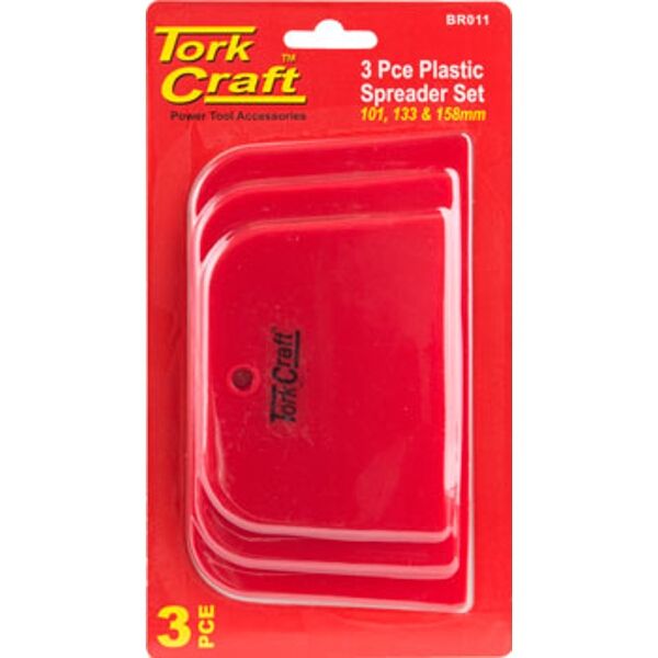 Tork Craft 3Pc Plastic Spreader Set 100,133,158mm