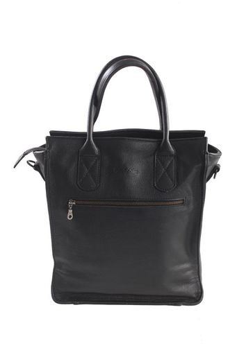 Kingkong Leather Ladies Office Hand Bag - Black | Shop Today. Get it ...