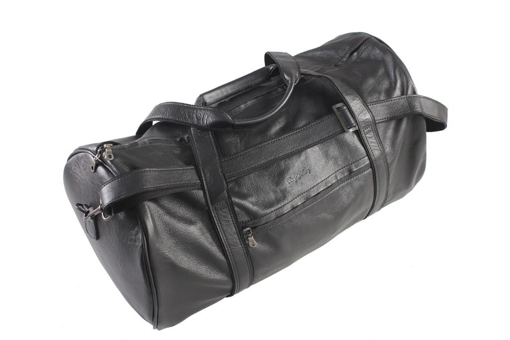Kingkong Leather Polo Duffel Bag - Black | Buy Online in South Africa ...