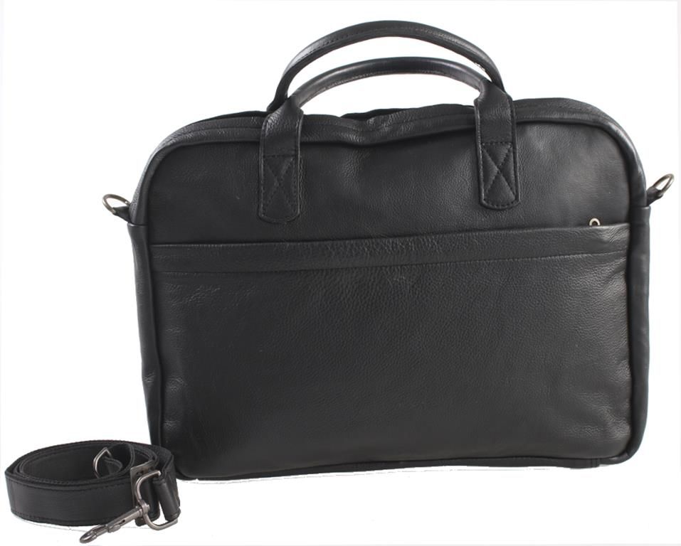 Kingkong Leather Slim 15 inch Crossbody Laptop Bag Black Shop Today. Get it Tomorrow