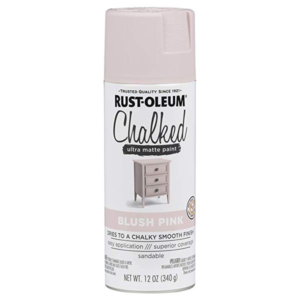 Rust-Oleum Chalked Paint Spray Blush Pink 340g