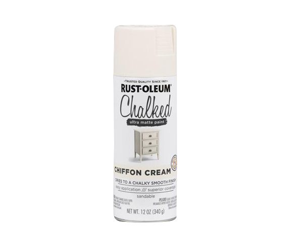Rust-Oleum Chalked Paint Spray Chiffon Cream 340g