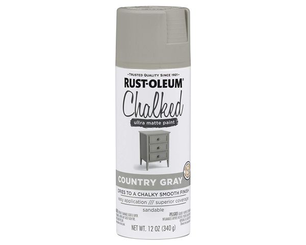 Rust-Oleum Chalked Paint Spray Country Grey 340g
