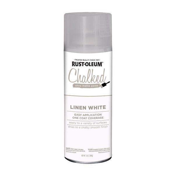 Rust-Oleum Chalked Paint Spray Linen White 340g