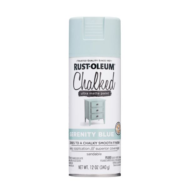 Rust-Oleum Chalked Paint Spray Serenity Blue 340g