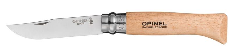 Opinel Number 8 Stainless Steel - Blister Pack