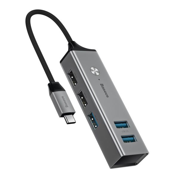 Baseus Cube USB Type-C to Triple USB Type-A 3.0 &amp; Dual USB Type-A 2.0 HUB
