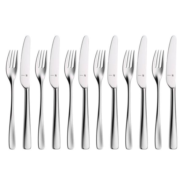 WMF Dessert or Breakfast Cutlery Set Ambiente - 12 Pieces