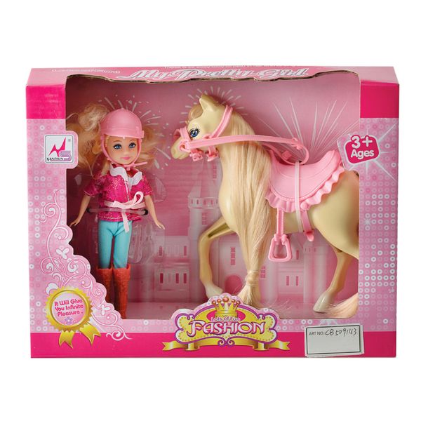 Pony 16cm W/Doll - 15cm