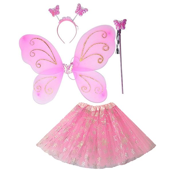 Light Pink Butterfly and Frozen Tutu Combo